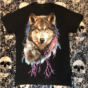 Wolf Lightning Bolt Shirt